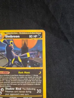 Umbreon 41/147 - Aquapolis - Non-Holo Rare - lp - 2002 e-Reader WOTC Pokemon - Image 5