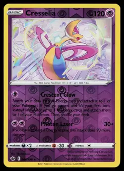 Cresselia 064/198 Chilling Reign Pokemon Reverse Holo Near Mint - Image 1