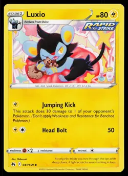 Luxio 041/159 Crown Zenith Pokemon Near Mint - Image 1