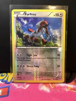 Furfrou XY - Flashfire #87 (2014) Uncommon Reverse Holo NM Pokemon - Image 1