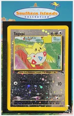 Carte Pokemon Togepi 4/18 Holo Southern Islands EN Promo Wizards - Image 1
