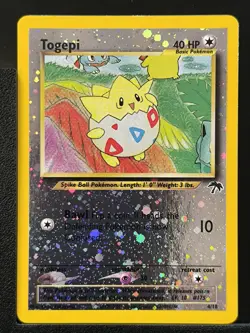 Carte Pokemon Togepi 4/18 Holo Southern Islands EN Promo Wizards - Image 2
