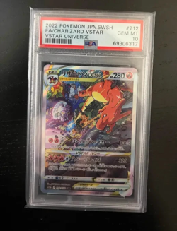 Charizard VSTAR #212 PSA 10 Japanese Pokemon Sword & Shield VStar Universe SAR - Image 3