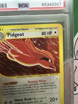 2002 Pokemon Expedition Pidgeot Holo 23/175 with Beautiful Swirl PSA 9 LOW POP - Image 2