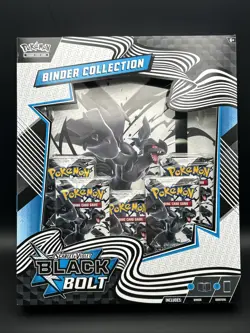 Pokemon TCG Scarlet and Violet Black Bolt Binder Collection NEW! 10-10039-120 - Image 1