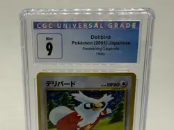 2001 Pokemon Japanese Awakening Legends - Delibird Holo #225 CGC 9 Mint Graded - Image 3