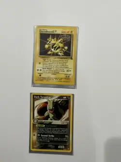 Lot 6 Pokemon Team Rocket Dark Dragonite Blastoise Pupitar Muk Tyranitar - Image 4