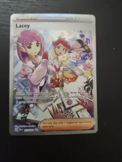Pokemon TCG Lacey Stellar Crown 172/142 Special Illustration Rare NM - Image 1