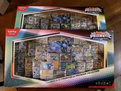 2 Sam’s Club Pokemon Scarlet & Violet Prismatic Evolutions Lucario & Tryanitar - Image 1