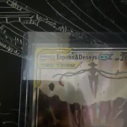 Pokemon Espeon & Deoxys GX TAG TEAM Promo Holo SM240 Sm 260HP English - Image 4