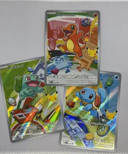 Pokemon First Partner Illustration Collection Series 1: Kanto Gen 1 (MINT SET) - Image 2
