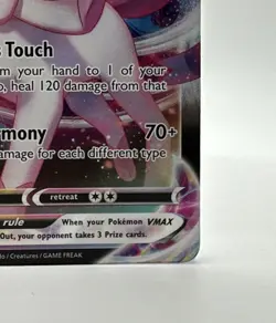 Sylveon VMAX 075/203 SWSH07: Evolving Skies Full Art English Pokemon TCG, NM - Image 4