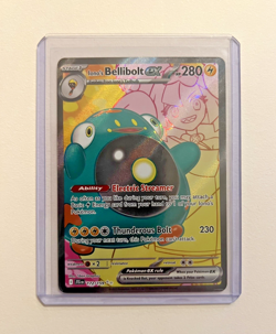 Pokemon TCG Ionos Bellibolt EX 172/159 Full Art Holo Rare JTG NM/M - Image 1