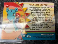 Topps Pokemon The Lost Lapras Series 3 Orange Islands OR1 - Image 5