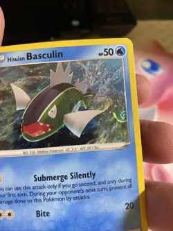 Pokemon TCG - Hisuian Basculin - SWSH273 - HD SWIRL - Cosmos Holo Promo - 2022 - Image 1