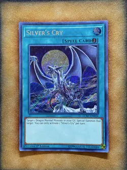 Yugioh Silver’s Cry LCKC-EN034 Secret Rare 1st Ed NM - Image 1