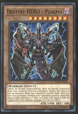 Destiny HERO - Plasma LEHD-ENA02 Common / Short Print Yu-Gi-Oh 1st Edition NM - Image 1