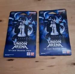 Union Arena Solo Leveling Sleeved Booster Blister Pack x 2 English - Image 1