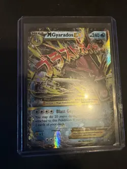 Pokemon TCG 2016 XY Breakpoint Mega M Gyarados EX Ultra Rare Holo Card 27/122 - Image 1