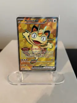 Pokemon Meowth EX Holo 107/088 Basic 170 HP 60 Attack Cat Card English 2016 - Image 1