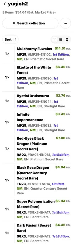 Yu-Gi-Oh! TCG Konami 8 card lot - Modern Mixed Lot - All Pack Fresh - Image 3