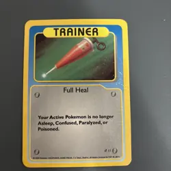 Full Heal Holo Funskool Pokemon Card 2004 India d11 Light Play - Image 1