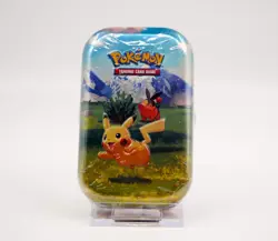 Pokemon TCG Ascended Heroes Mini Tin Pikachu & Tepig Sealed 2 Packs Art Card - Image 1