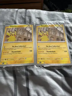 Pokemon TCG Oversized Card - Pikachu at the Museum (Sealed) - UK & INTERNATIONAL - Image 1