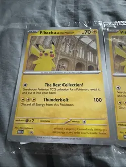 Pokemon TCG Oversized Card - Pikachu at the Museum (Sealed) - UK & INTERNATIONAL - Image 2