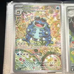 Seismitoad 105/086 Sv: Black Bolt Illustration Rare Holo Pokemon Card - Image 1
