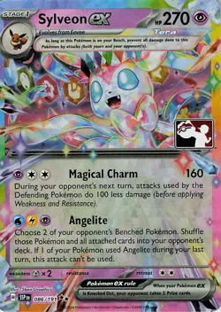 Sylveon ex Holo Double Rare Prize Pack Series Cards 086/191 NM - Image 1