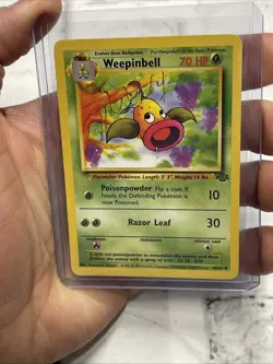 Weepinbell 48/64 Jungle Vintage Vtg Uncommon Pokemon Card NM/MT Never Played TCG - Image 1