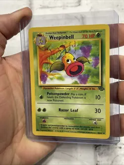 Weepinbell 48/64 Jungle Vintage Vtg Uncommon Pokemon Card NM/MT Never Played TCG - Image 2