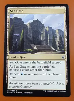 1x Sea Gate | Battle for Baldur's Gate | MTG Magic Cards - Image 3