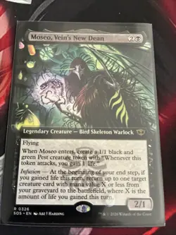 Moseo Vein's New Dean Extended Art 326 Secrets of Strixhaven Magic the Gathering - Image 1