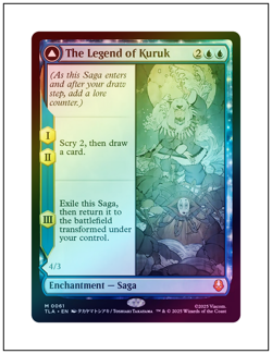 1x The Legend of Kuruk, Foil, Avatar The Last Airbender, Magic MTG NM - Image 1