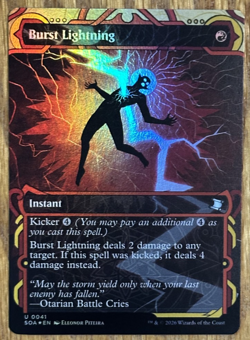 MTG Secrets Of Strixhaven Mystical Archive, Burst Lightning - Foil - Image 1