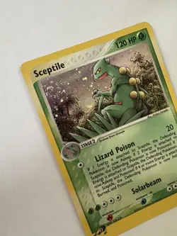 PERFECT SWIRL 🌀💫 Pokemon Sceptile 11/109 EX Ruby & Sapphire Holo Rare 2003 - Image 1