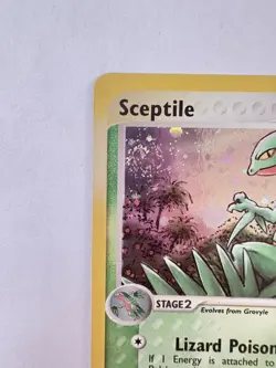 PERFECT SWIRL 🌀💫 Pokemon Sceptile 11/109 EX Ruby & Sapphire Holo Rare 2003 - Image 3