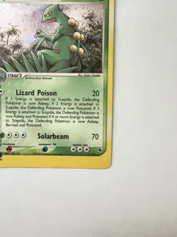 PERFECT SWIRL 🌀💫 Pokemon Sceptile 11/109 EX Ruby & Sapphire Holo Rare 2003 - Image 5