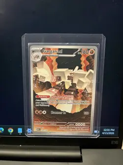 Pokemon TCG Garganacl 147/132 Me01: Mega Evolution Holo NM - Image 1