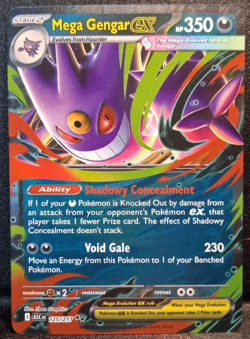 Mega Gengar Ex ME02: Phantasmal Flames 56/94 Pokemon TCG Double Rare NM - Image 1