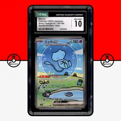 Pokemon CGC 10 Mew ex 347/190 SAR Shiny Treasure sv4a Bubble PSA Japanese - Image 1