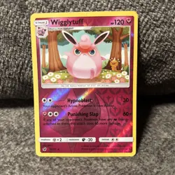 Wigglytuff 72/111 Rev Reverse Holo Crimson Invasion Sun & Moon Pokemon - Image 1
