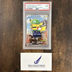 2016 Pokemon Pretend Luigi Pikachu Full Art Poncho Promo #296 PSA 9 NEW CERT - Image 2