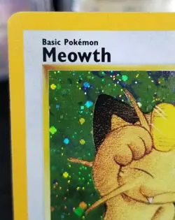 [LP](CR) English Gameboy Exclusive Meowth 10/53 WOTC Promo Holo 2000 Pokemon TCG - Image 3