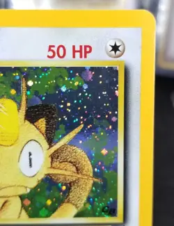 [LP](CR) English Gameboy Exclusive Meowth 10/53 WOTC Promo Holo 2000 Pokemon TCG - Image 4