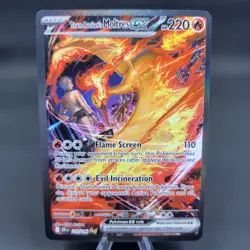 Pokemon TCG Team Rocket's Moltres 229/182 SIR Destined Rivals NM - Image 1