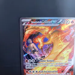 Pokemon TCG Team Rocket's Moltres 229/182 SIR Destined Rivals NM - Image 4