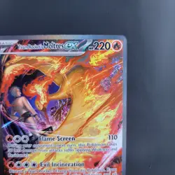 Pokemon TCG Team Rocket's Moltres 229/182 SIR Destined Rivals NM - Image 5